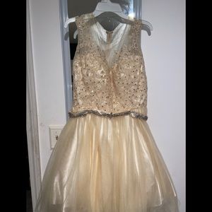 Formal champagne dress